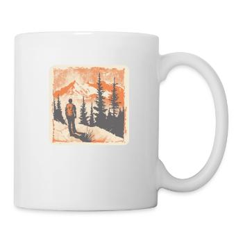 Randonnée, Randonnée, Montagnes, Nature, Camping, Sommet, Alpes - Mug blanc - blanc - Droite