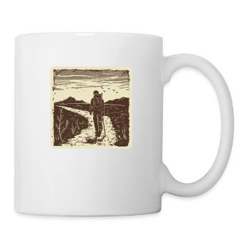 Randonnée, Randonnée, Montagnes, Nature, Camping, Sommet, Alpes - Mug blanc - blanc - Droite