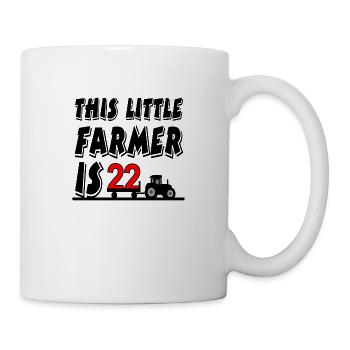 Tracteur - Mug blanc - blanc - Droite