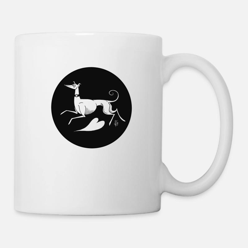 Whippet love - Mug blanc - blanc