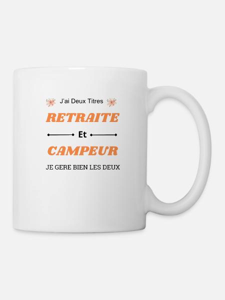 Ich habe zwei Titel - Tasse - Weiß