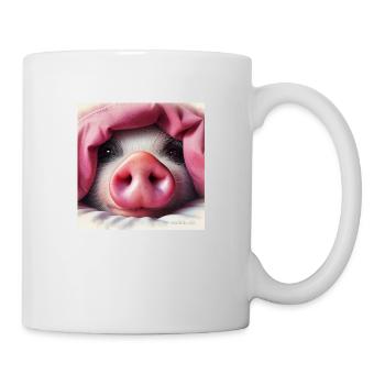 J’avais du cochon .... J’adore les cochons - Mug blanc - blanc - Droite