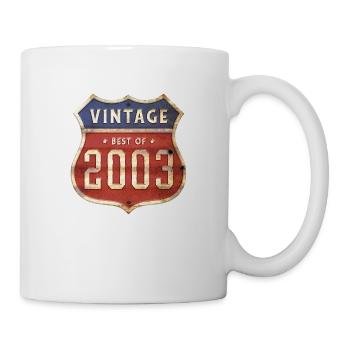 21 Years Old Vintage 2003 Limited Edition 21st - Mug - white - Right