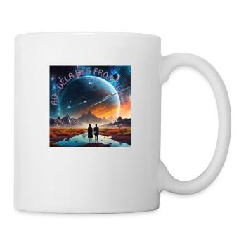 Au delà des frontières - Mug blanc - blanc - Droite