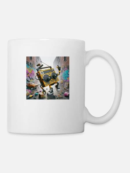 Musikbox - Tasse - Weiß