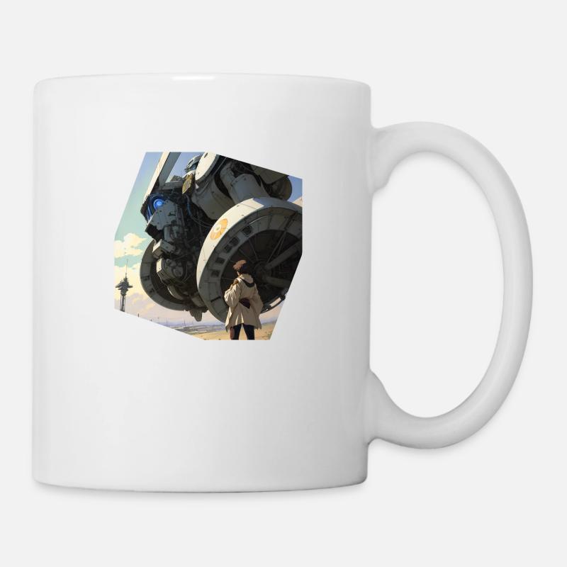Manga Giant robot - Mug blanc - blanc