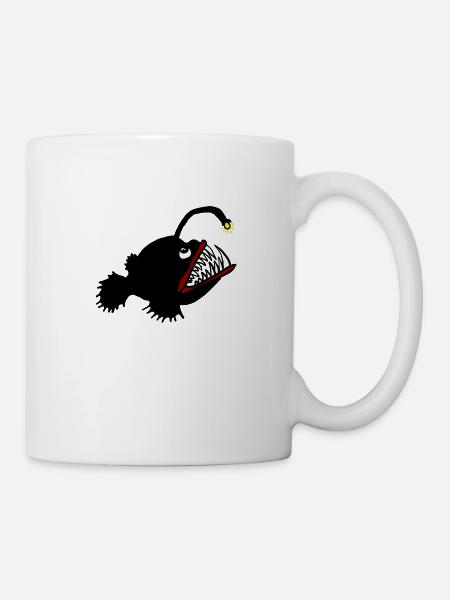 Anglerfisch - Tasse - Weiß