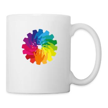 Diversity - Vielfalt ist alles! - Tasse - Weiß - Rechts