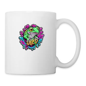 gecko - Tasse - Weiß - Rechts