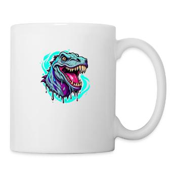 Le T-Rex - Mug blanc - blanc - Droite