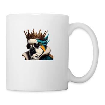 König Kakadu - Tasse - Weiß - Rechts