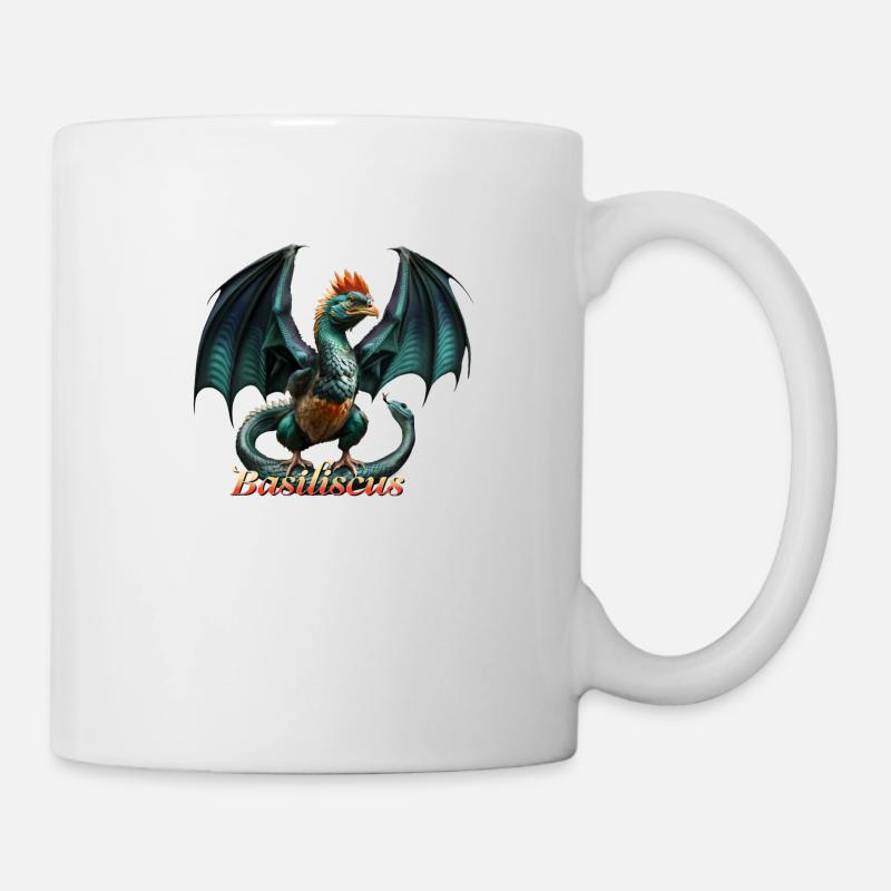 Basilic Dragon maléfique - Mug blanc - blanc