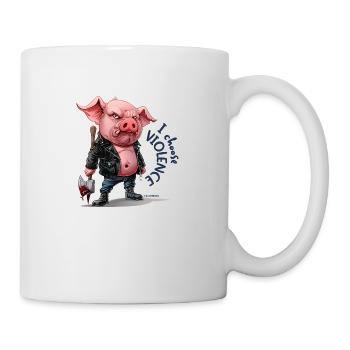 I choose VIOLENCE - Mug - white - Right