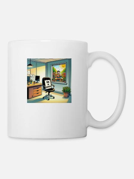 Bin im Garten - Tasse - Weiß
