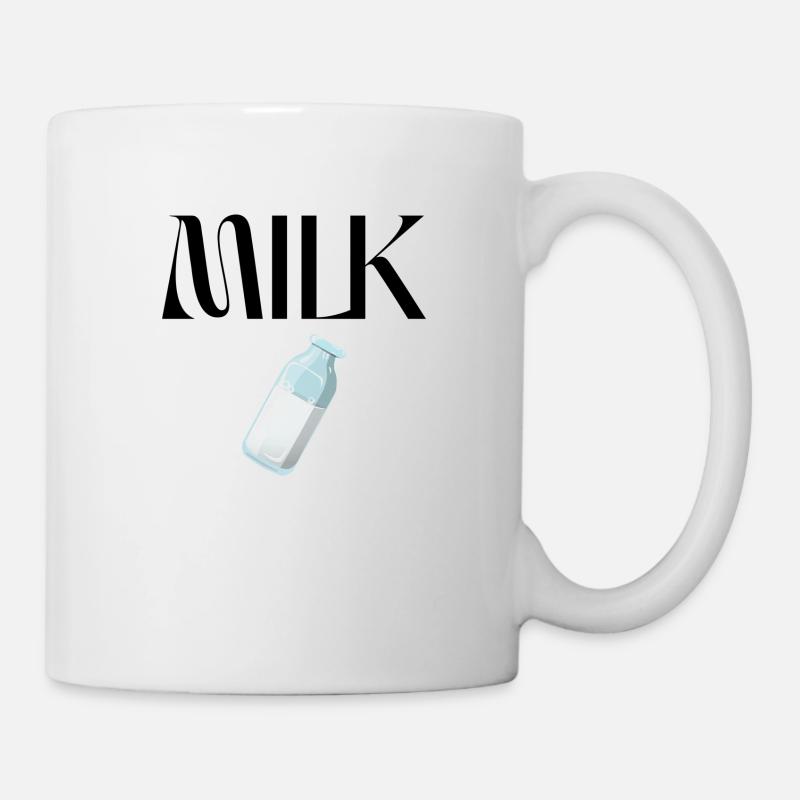 MILK - Tasse - Weiß