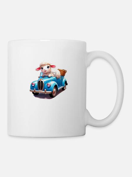 Schaf-Sprint - Tasse - Weiß
