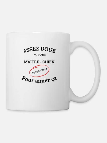 Begabt genug, um ein HUNDEFÜHRER zu sein - Tasse - Weiß