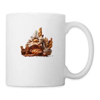 Our daily bread from the bakery - Mug - white - Right