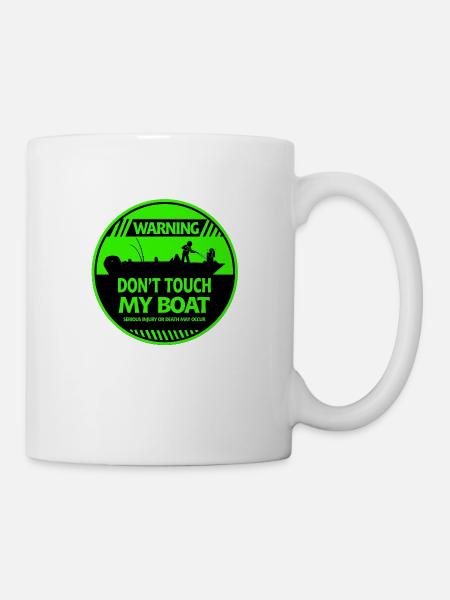 Avertissement de bateau - Mug blanc - blanc