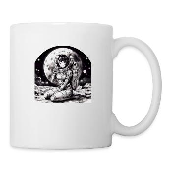 Manga Astronaut Mädchen - Tasse - Weiß - Rechts