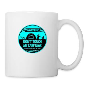 Karpfen-Warnung - Tasse - Weiß - Rechts