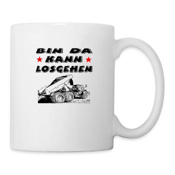 Baustelle - Tasse - Weiß - Rechts