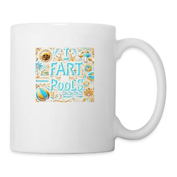 Je Pète Dans Les Piscines 12 - Mug blanc - blanc - Droite