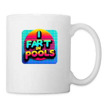 Je Pète Dans Les Piscines 5 - Mug blanc - blanc - Droite
