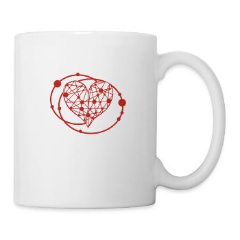 Herzkreis - Tasse - Weiß - Rechts