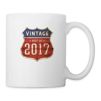 17 Years Old Vintage 2017 Limited Edition 7th - Mug - white - Right