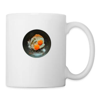 Spiegeleier - Tasse - Weiß - Rechts