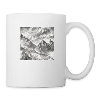 Berge - Tasse - Weiß - Rechts