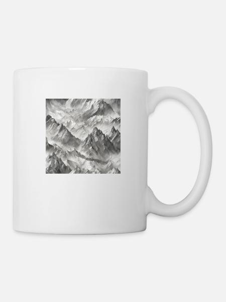 Berge - Tasse - Weiß