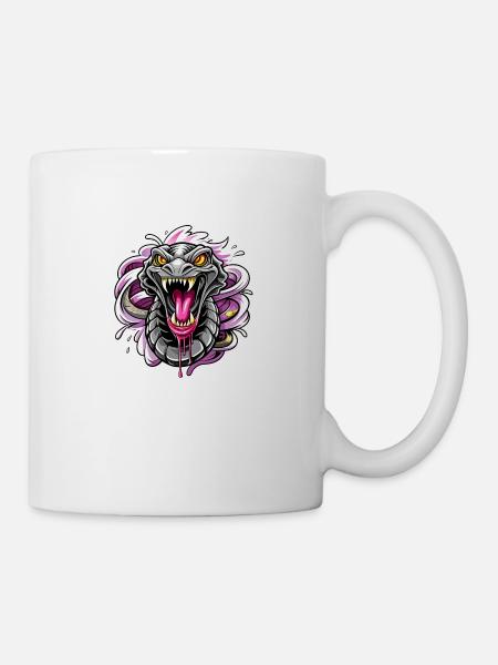 snake - Tasse - Weiß