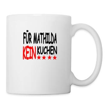 Kuchen - Tasse - Weiß - Rechts
