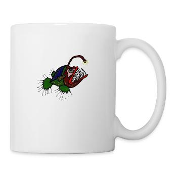 Anglerfisch - Tasse - Weiß - Rechts