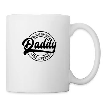 Papa die Legende - Vatertagsgeschenk - Tasse - Weiß - Rechts