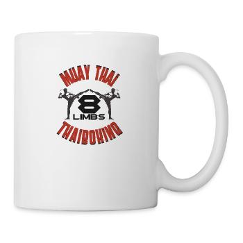 Muay Thai - Tasse - Weiß - Rechts