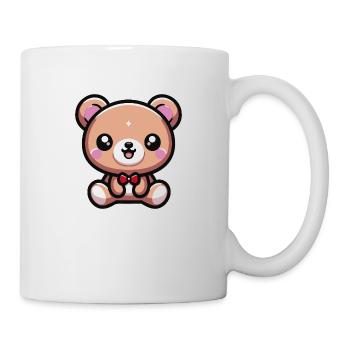 Cute Kawaii Teddy Bear 2 - Mug - white - Right