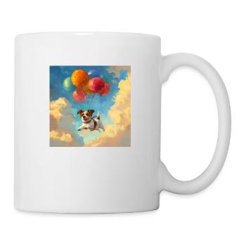 Ballon Terrier - Tasse - Weiß - Rechts