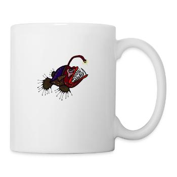 Anglerfisch - Tasse - Weiß - Rechts