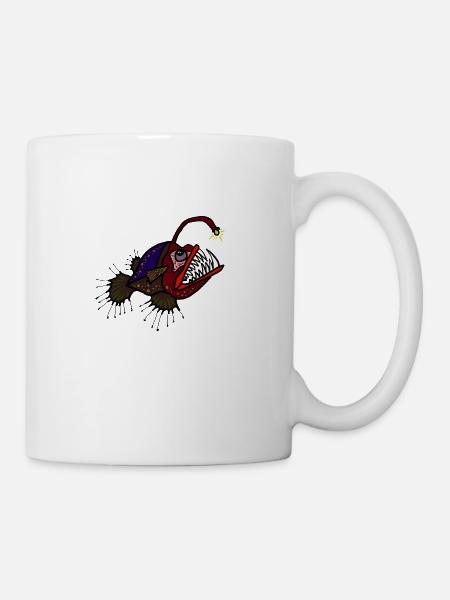 Anglerfisch - Tasse - Weiß