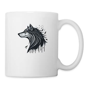 Wolf - Mug blanc - blanc - Droite
