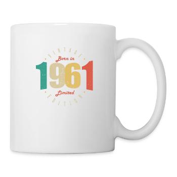 1961 Vintage Retro Birthday Gift 1961 - Mug - white - Right