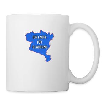 Ich laufe für Glauchau - Tasse - Weiß - Rechts