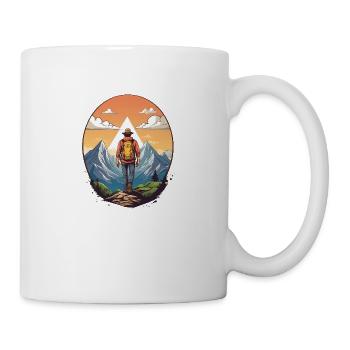 Randonnée en montagne - Mug blanc - blanc - Droite