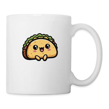 Cute Kawaii Chibi Tacos 1 - Mug - white - Right