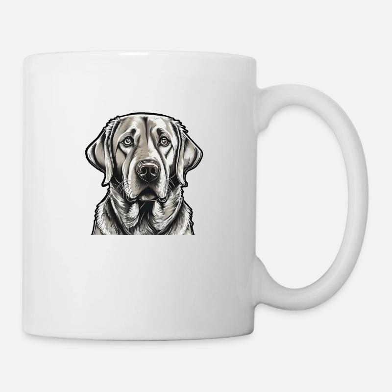 Labrador dog - Mug - white