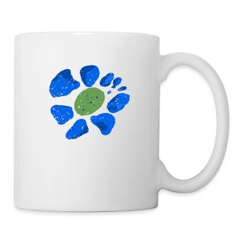 Fleur Vintage - Mug blanc - blanc - Droite