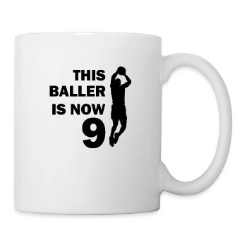 Basketball - Tasse - Weiß - Rechts